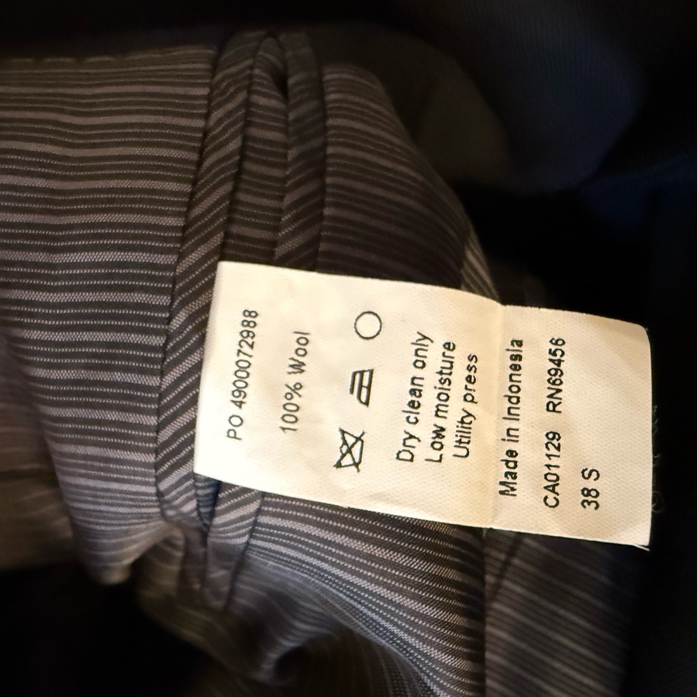 Calvin Klein Black Pinstripe Blazer